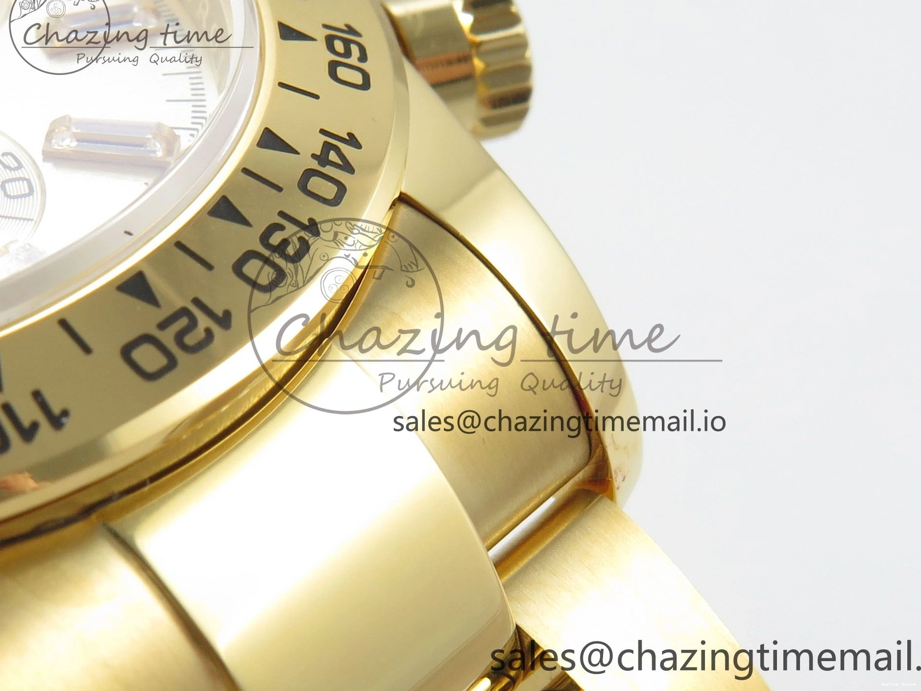 1228 Casual Daytona 126508 YG QF 1:1 Best Edition YG Dial Crystal Markers On YG Bracelet SH4131 V6 (Gain Weight) 305